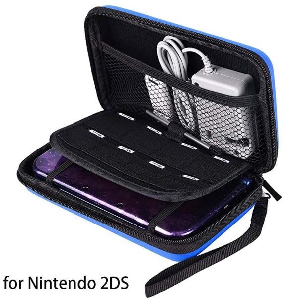 EVA Protector Hard Case Cover för Nintendo 2DS BLÅ blue