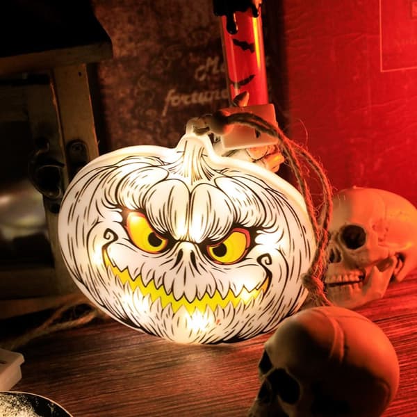 Pumpkin Light Evil LED-strenglys A A A