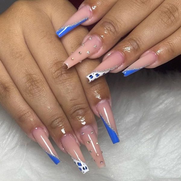 24 stk Fake Nails Long French W478 W478 W478