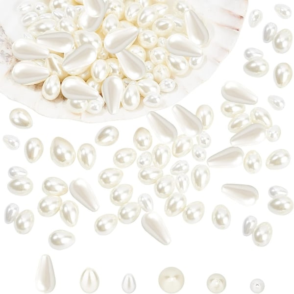 200 stk Perleimitation Perler Faux Pearl Beads Chain Charms