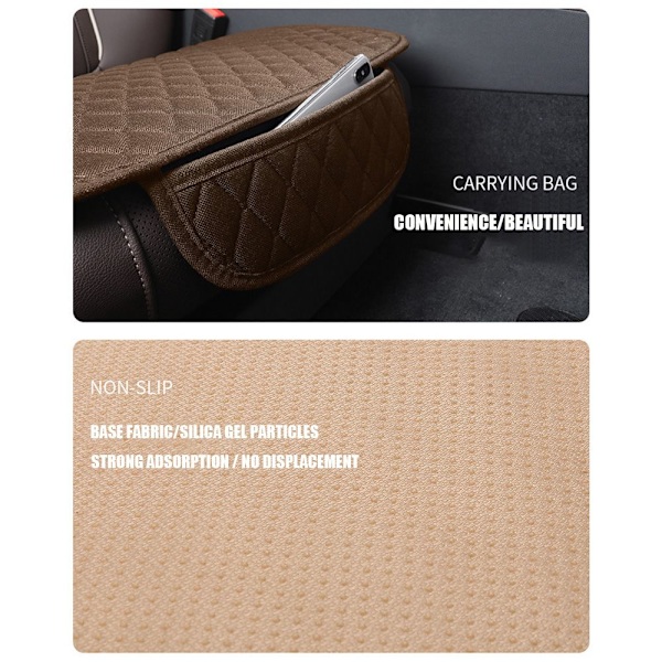 Cover av lin som andas matta brown