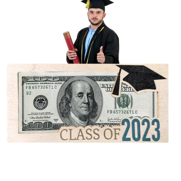 Graduation Money Holders Graduation Card BLÅTT blue