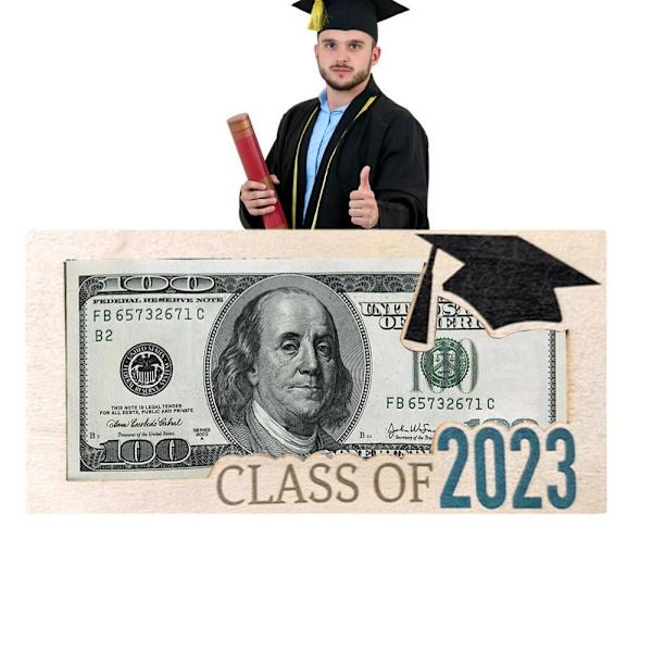 Graduation Money Holders Graduation Card GRÅT grey