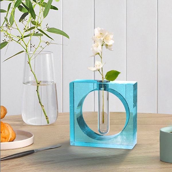 Kukkaruukku Mold Maljakko Molds LÄPINÄKYVÄ PUTKI transparent tube