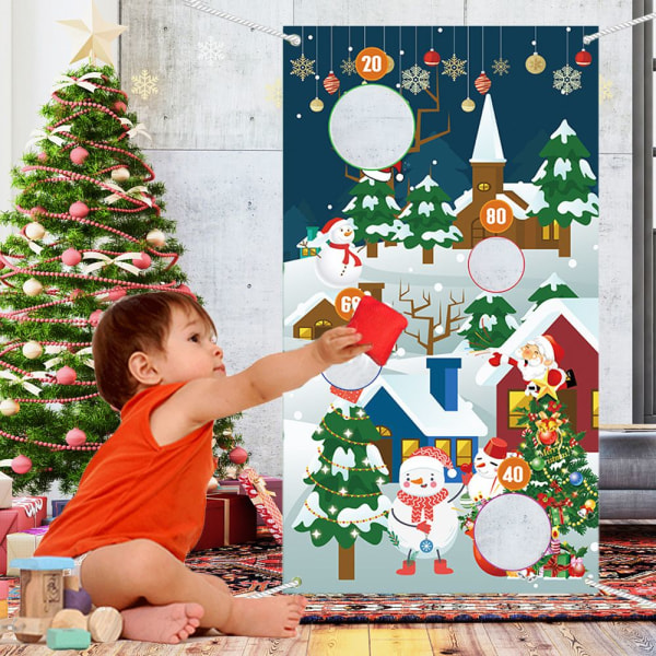 Julkastningsspel Flaggaspel Bean Bags Safe Tossing