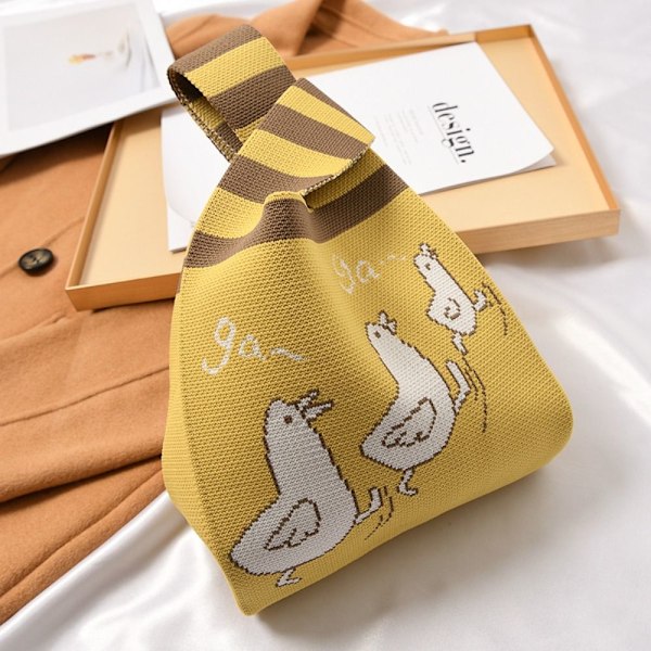 Knit Handbag Kangaskassi 3 3 3