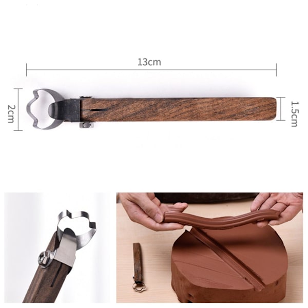 Handtag Shape Tool Scraper Keramiskt verktyg