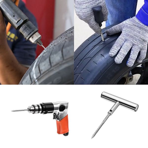 3 STK Carbide Burr Cutter Drill Bit Wire Cutter Dekkreparasjon