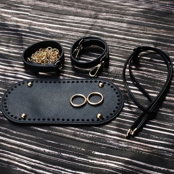 Väska Strap Handväska Vävd VIT White