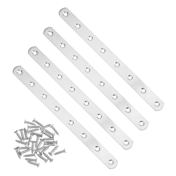 Litteät korjauslevyt litteät tangot 4 kpl 4 kpl 4pcs