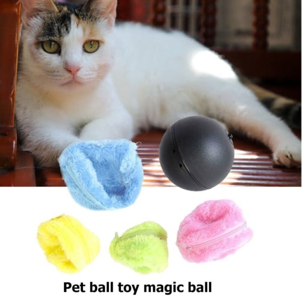 Magic Roller Ball Legetøj Automatisk kæledyr Hund Kat Aktiv rullende bold