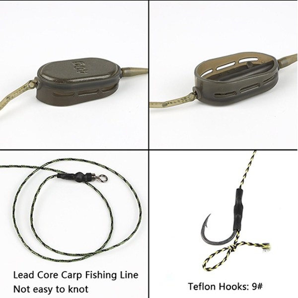 Karpfiskekrok Karpfiskegrupp W1005-40G W1005-40G W1005-40g