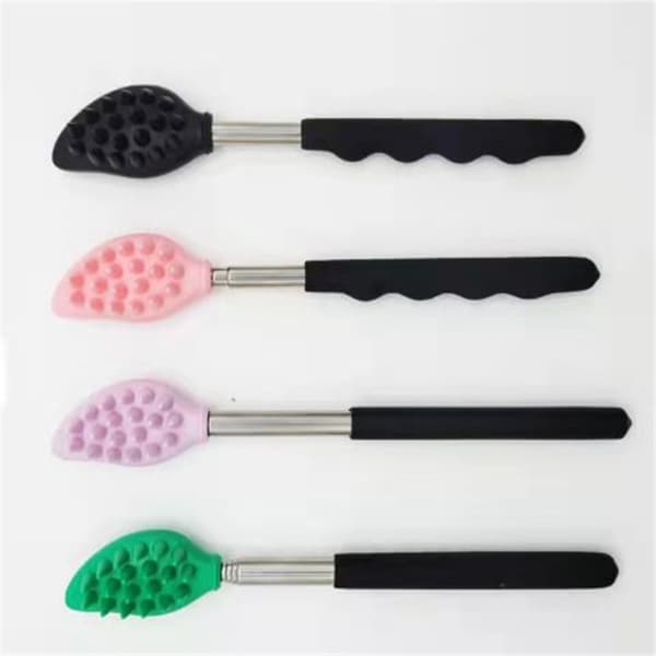 Massage Brush Back Scratcher SORT black