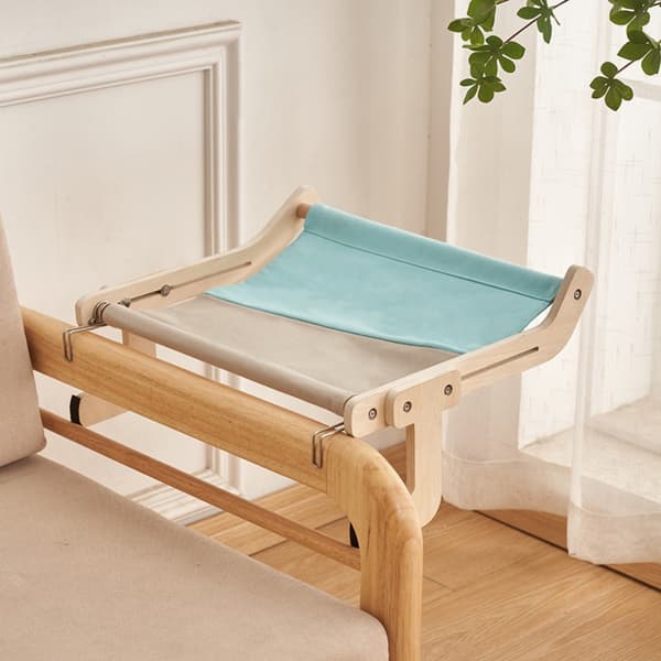 Vindushengekatt Sofablå blue