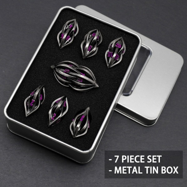 7st DND Metal Dice Set Game Dice 04 04 04