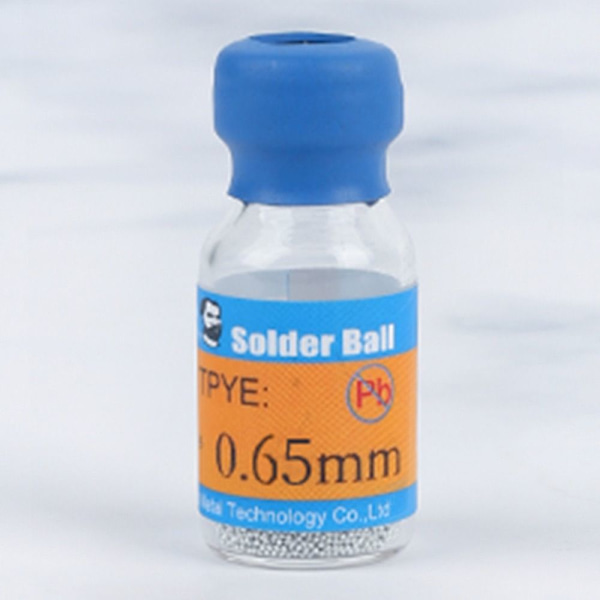 10K loddekule tinnperler 0,65 MM BLYFRI 0,65 MM BLYFRI 0.65mm Lead-free