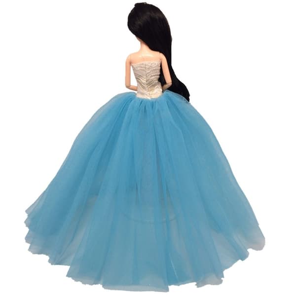 Docka Bröllopsklänning Girl Princess Clothes 3 3 3