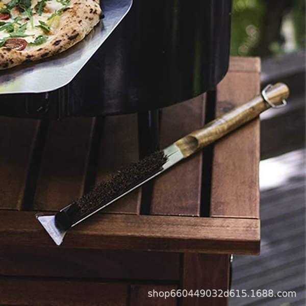 Pizzaovnbørste Skrape Husholdningsgrill Brown