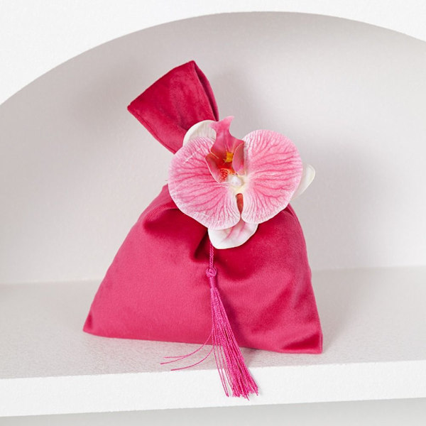 Velvet Candy Bag Candy Lahjakassi ROSE RED Rose Red