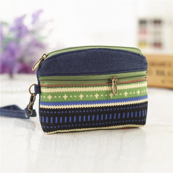 Lynlås Pung pengetaske BLÅ Blue