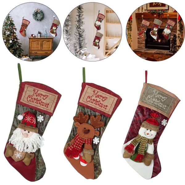 Julstrumpor Xmas Tree Pendant A A A