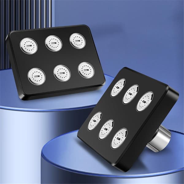 Duschhuvud Duschmunstycke SVART black