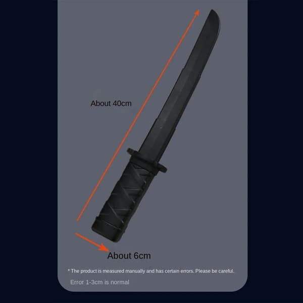 3D Print Fidget Samurai Legetøj 3D Gravity Katana Legetøj SORT black