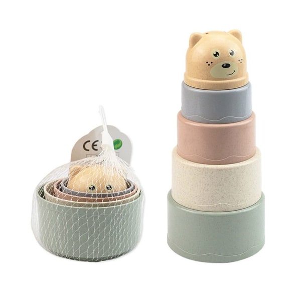 Baby stable kopper Stack Cup Legetøj STYLE-1 STYLE-1 Style-1