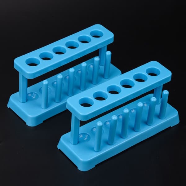 Plast testrørstativ Centrifugerørholder Labrørsstativ