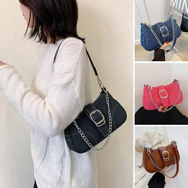 Axelväska Crossbody-väska SVART STYLE 1 STYLE 1 Black Style 1-Style 1