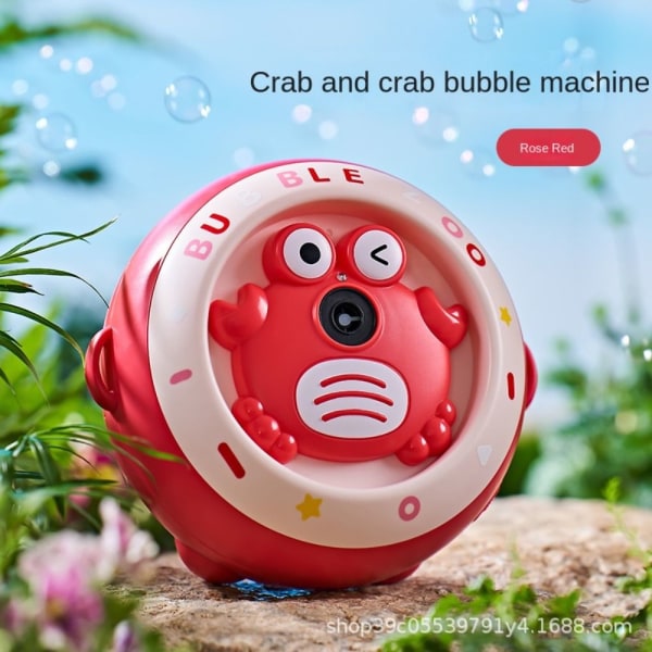 Bubble Blowing Machine Bubble Camera PUNAINEN red