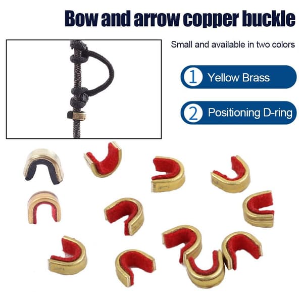 Bueskyting Nock Points Bueskyting String Nocking RØD red