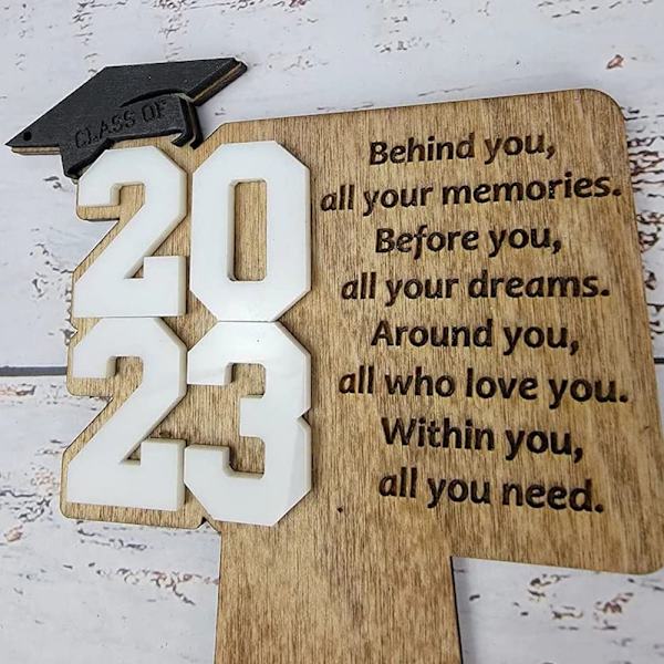 Grad Card Holder Graduation Pengeholdere HVID White