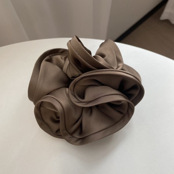 2 st Elastiska hårband Oversized Scrunchies 7 7 7