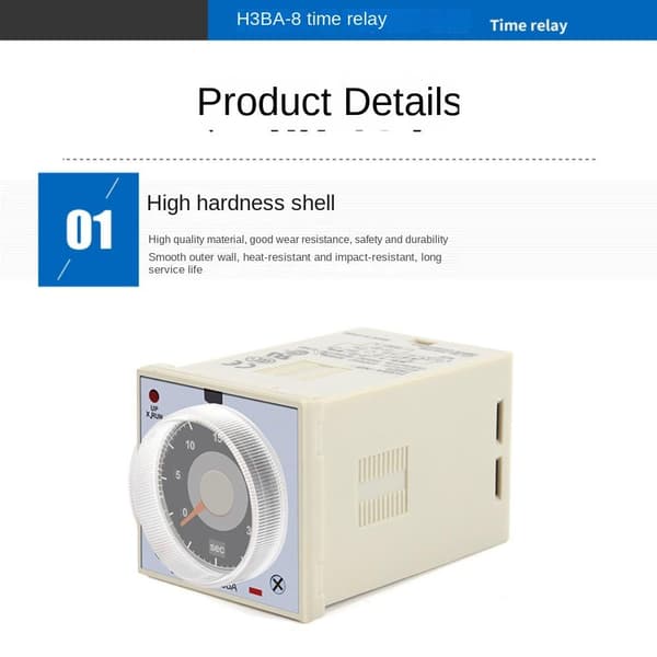 Tidsrelä Fördröjning Timer Relä Switch Super Time Relay Pointer