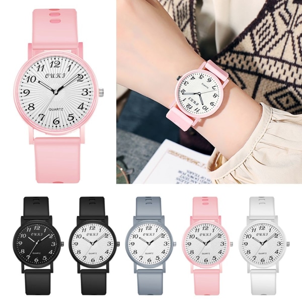 Naisten watch Quartz WristWatch WHITE white