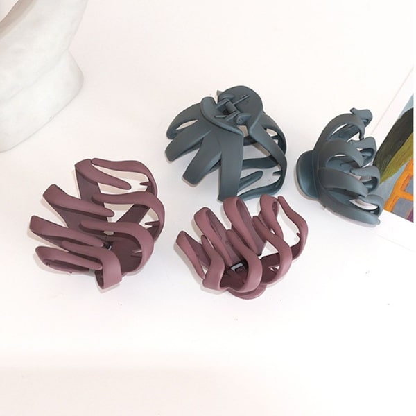 Octopus Hair Claws Hiusleukapuristimet MUSTA Black