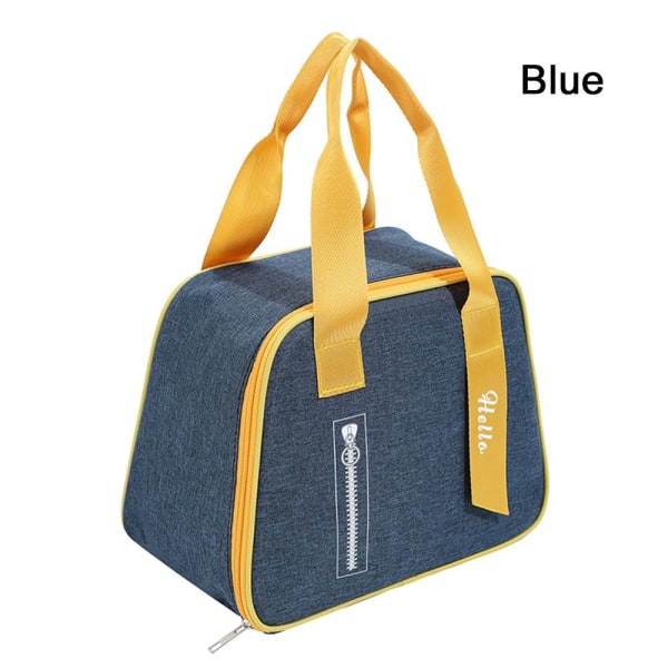 Isolerad Thermal Bag Kylväska Lunchväska BLÅ blue