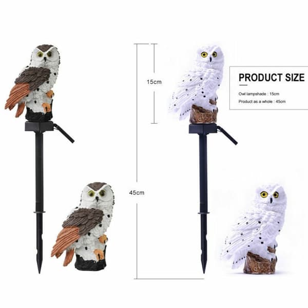 LED Lys Solcellelamper BRUNE brown