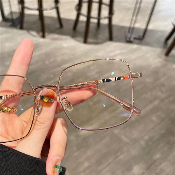 Anti-Blue Light Glasögon Överdimensionerade glasögon ROSE GULD ROSE GULD Rose gold