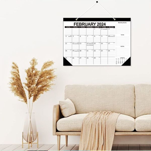 Engelsk Väggkalender Väggkalender MULTICOLOR Multicolor