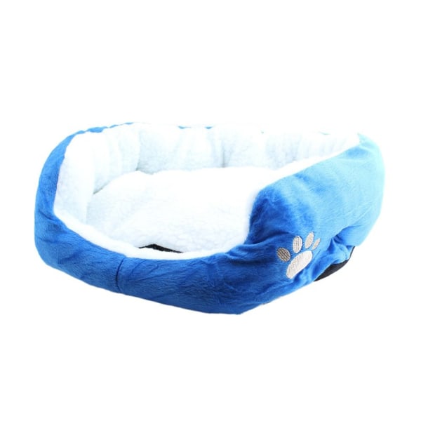 Pet Bed Hund Katt Kennel BLÅ blue