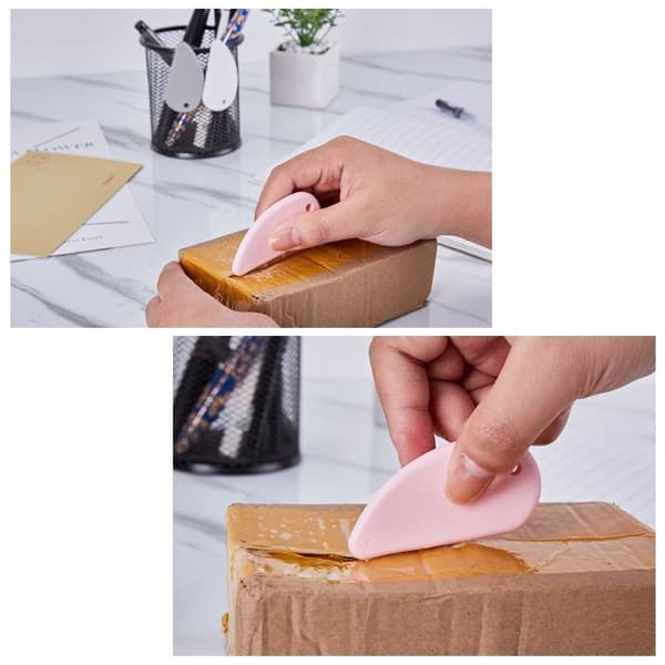 2stk Safety Cutter Box Cutter HVIT white
