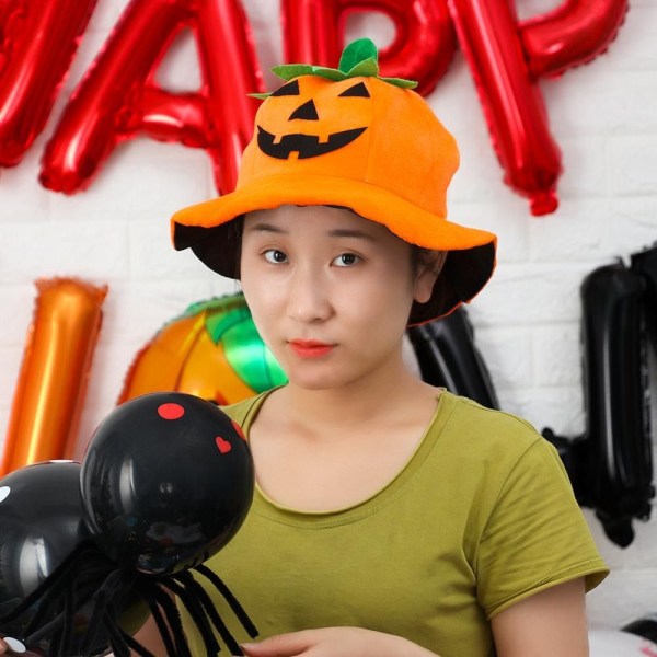 Pumpkin Hat Halloween Cap 01 01 01