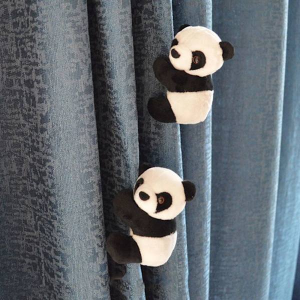 Minikramar Panda Clip Plysch djurleksaker fylld docka