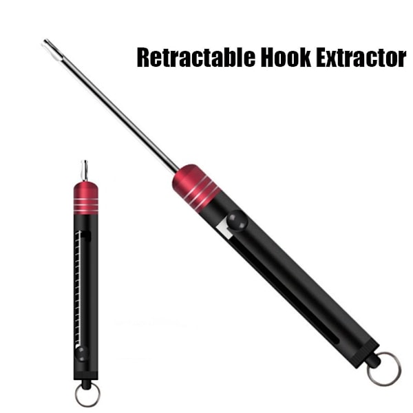 Fiskkrok Lossare Fiskeredskap Remover Tool VIN RÖD VIN RÖD Wine Red