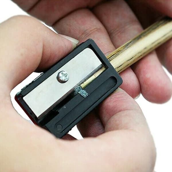 5 Stk Cue Tip Shaper Blyantspidser SORT SORT black