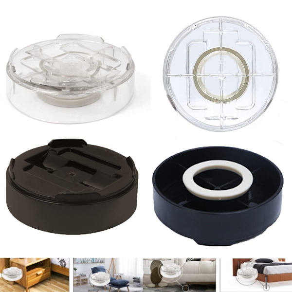 Bed Risers Møbelløfter SORT Black