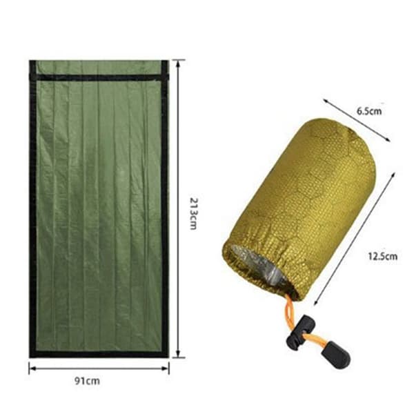 PE Emergency Bag Survival Sleeping Bag 2 2 2
