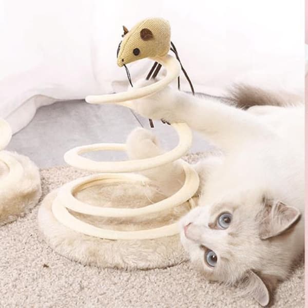Springing Cat Toy Claw Scratcher 03 03 03